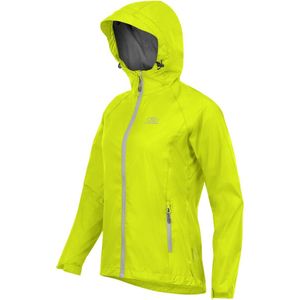 Neon gele dames regenjas Stow and Go van Highlander XS