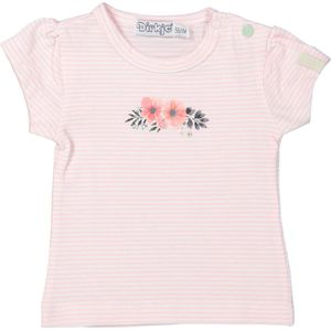 Baby Girls T-shirt Stripe- Dirkje- Light Pink Stripe