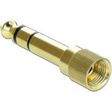 Premium 6,35mm Jack (m) - 3,5mm Jack (v) Schroefbare Stereo Audio Adapter