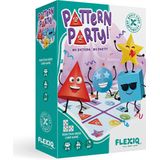 Flexiq - Pattern Party! Kaartspel | Leeftijd 5+ | 2-4 spelers | Snel en leuk reactiekaartspel