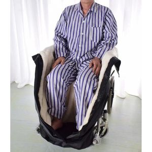 Premium rolstoelhoes met bont fleece waterdicht deken voetenzak - rolstoelkussen scootmobiel beenwarmer senioren - rolstoel