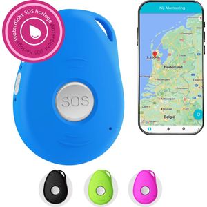 NL-Alarmering Alarmknop voor Ouderen – GPS Personenalarmering Senioren – Zwart