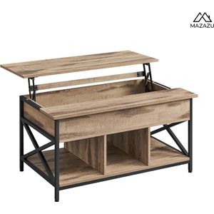 MIRA Home - Salontafel - Woonkamer - Tafel - Bijzettafel - Rechthoekig - 60x100x62