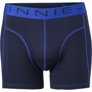 Vinnie-G Boxershorts 2-pack Navy/Royal Blue - Maat S - Heren Onderbroeken Donkerblauw - Geen irritante Labels - Katoen heren ondergoed