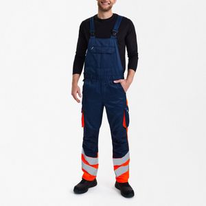 Engel Safety Light Amerikaanse overall 3547-319 - Blue Ink / Hi-vis Orange - 74