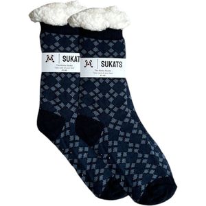 BLACK FRIDAY - Sukats® Huissokken - Homesocks - Maat 41-46 - Antislip Sokken - Fluffy Sokken - Huissokken Heren - Slofsokken - Variant 144 - Meerdere Maten en Varianten - Verwarmde Sokken