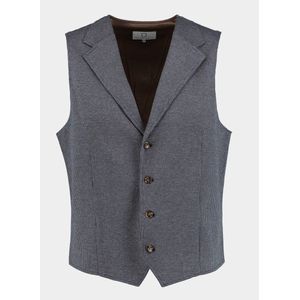 Born With Appetite Gilet Blauw Kris Waistcoat 23111KR20/290 navy