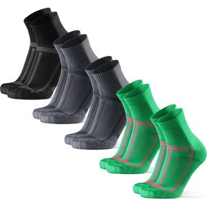 DANISH ENDURANCE - Kwartlengte Hardloopsokken - 5 Paar - Ademend - Anti Blaren