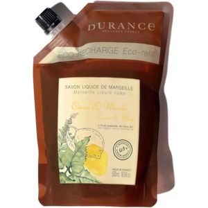 Durance - navulling vloeibare marseille zeep - Cintroen & Munt 500ml