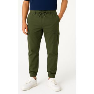 Smith & Solo cargo broek heren - chino broeken - Kaki - S