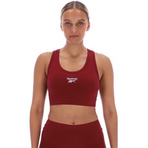 Reebok Classics Piper Scoop Small Logo Sportbeha Rood XS Vrouw