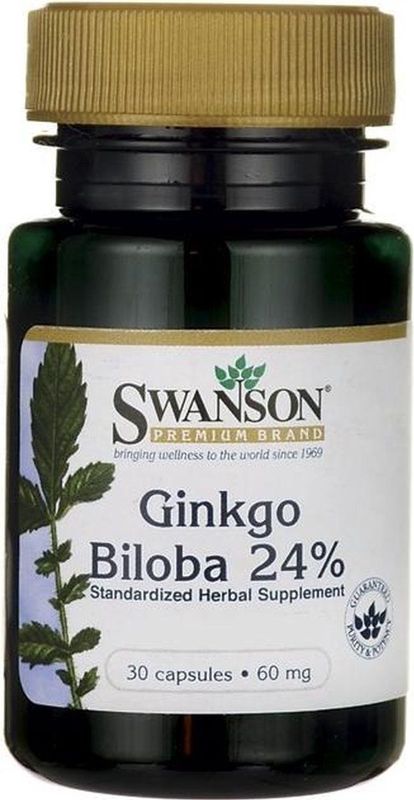 Swanson - Ginkgo Biloba - Extract - 60 mg - 120 Capsules