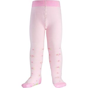 Baby maillot gekleurde bloempjes en dierenprint achteraan, 62-74 (0-12 mand), roze.