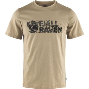 Fjallraven Lush Logo T-shirt Men - T-shirt - Heren - Fossil - Maat L