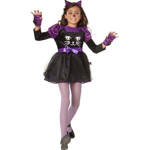 dressforfun - Lief knuffelkatje 116 (5-6y) - verkleedkleding kostuum halloween verkleden feestkleding carnavalskleding carnaval feestkledij partykleding - 302095