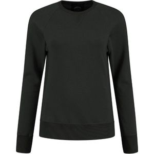 Lemon & Soda heavysweat raglan sweater voor dames donkergrijs maat S