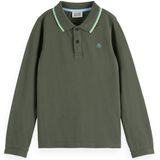 Scotch & Soda Pique Lange Mouw Poloshirt