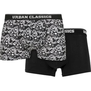 Urban Classics - Organic 2-Pack Boxershorts - L - Zwart