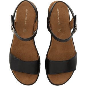 Tom Tailor - Sandalen - Met Sleehak - Lederimitat - Knöchelriemen