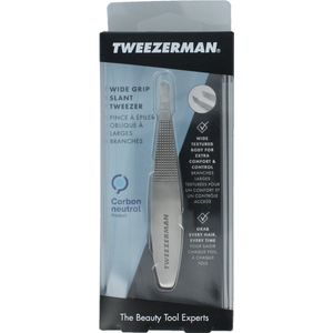 Tweezerman Slant Tweezer Wide Grip 1 stuk