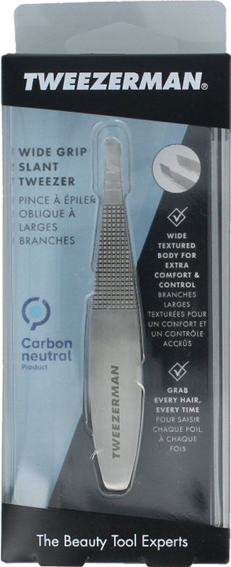 Tweezerman Slant Tweezer Wide Grip 1 stuk