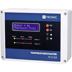 H-Tronic TS 2125 Multifuctionele temperatuurschakelaar -55 - 125 °C