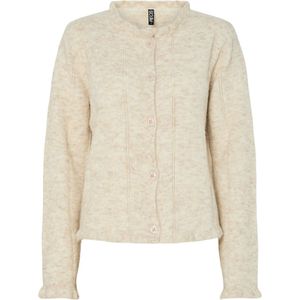 PIECES Pcjasmijn Ls O-Neck Knit Caridgan, berk, M