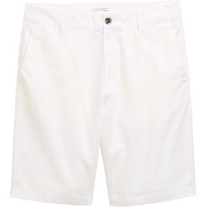 Tom Tailor Denim Relaxte shorts met linnen