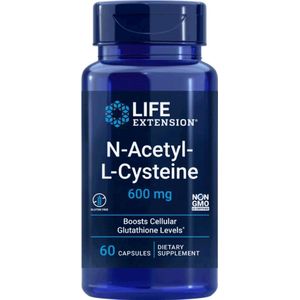 Life Extension NAC - N-Acetyl-L-Cysteine - 600 mg - 60 Capsules