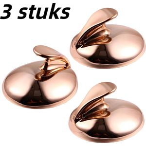 3-delige siliconen shampooborstel voor hoofdhuidreiniging en jeukverlichting Shampookam Hoofdmassagekam Goud