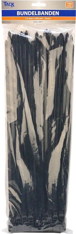 Tiewraps - Zwart - 100 Stuks