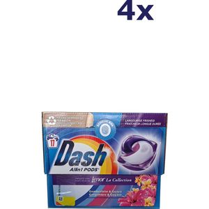 4x Dash Pods Allin1 - 17sc 387.6g Frisheid van Lenor Gemberlelie & Guava