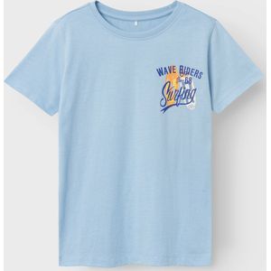 Name It Boy-T-shirt--Chambray Blue-Maat 116