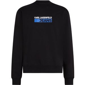 Karl Lagerfeld - KLJ Regular Logo Sweat - Sweatshirt - Zwart - Regular Fit