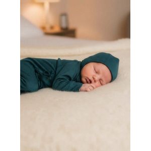Baby wollen strikmuts – Merinowol - Orion Blue 44