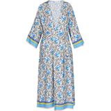 usha FESTIVAL Kimono  crème / blauw / aqua / geel