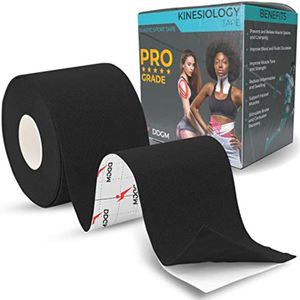 DDGM 1 x rol kinesiotape, kinesiotape, sporttape, crossfit, boob tape, elastisch, zelfklevend, latexvrij, ademend, waterdicht door sportfysiotherapie.