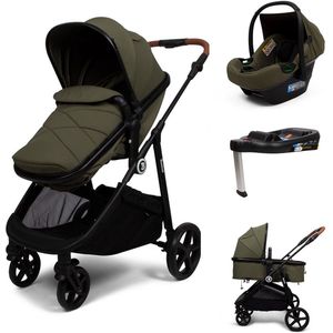 Baninni 4-in-1 Multi Standen Kinderwagen met Autostoel en Base Nelia Groen