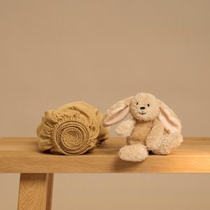 Coco & Cici Coco & Cici Kind - Hoeslaken TENCEL Twill Okergeel 70x145x15 70x145x15