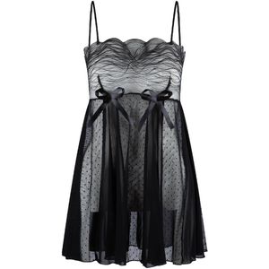 LingaDore - Babydoll - Transparant - Golden Glamour