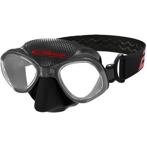 Epsealon - Freezone - Freedivemasker - Zwart - Mini-volume - Hypoallergene Siliconen Rok