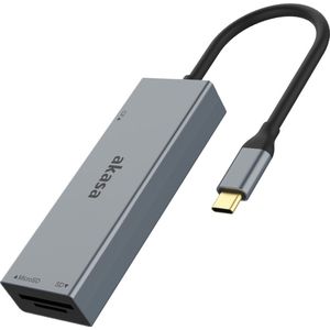 Akasa - USB 3.2 Type-C 3-in-1 Kaartlezer - CF/SD/microSD