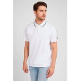 Guess - Paul Pique - Poloshirt - Wit - Katoen - Korte Mouwen