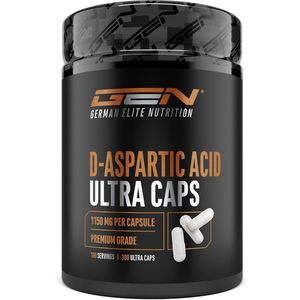 GEN D-Asparaginezuur DAA Ultra Caps - 300 capsules met hooggedoseerde 1150 mg per capsule - D-Aspartic Acid - Zonder ongewenste toevoegingen