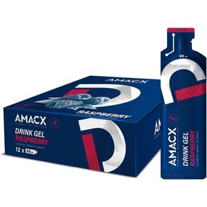 Amacx Drink Gel - Sportgel - Energy Gel - Raspberry - 12 pack