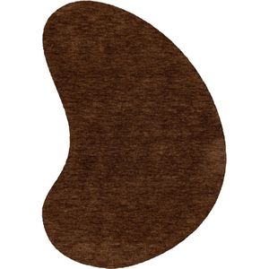 Comfy | Hoogpolig Vloerkleed | Organische Vorm | Light Brown | Hoogwaardige Kwaliteit | 160x230 cm