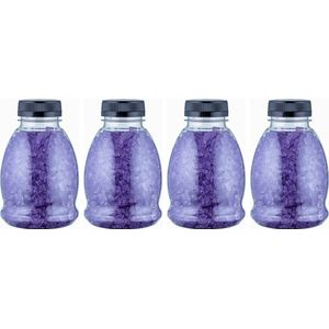 Claudius Badzout Lavendel - 375 gram - Fles met zwarte dop - Set van 4 stuks