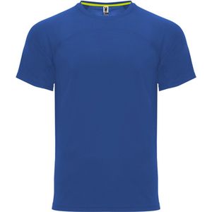 Royal Blue 3 Pack unisex snel drogend Premium sportshirt korte mouwen 'Monaco' merk Roly maat M