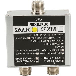 Antenna Combinator VHF UHF HF Shortwave 3-Band - Transit Station Combinator Duplexer with Efficient Filtering for Stable Signal
