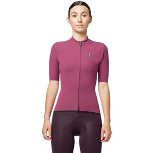 Pissei Primapelle Korte Mouw Wielertrui Paars,Roze XS Vrouw